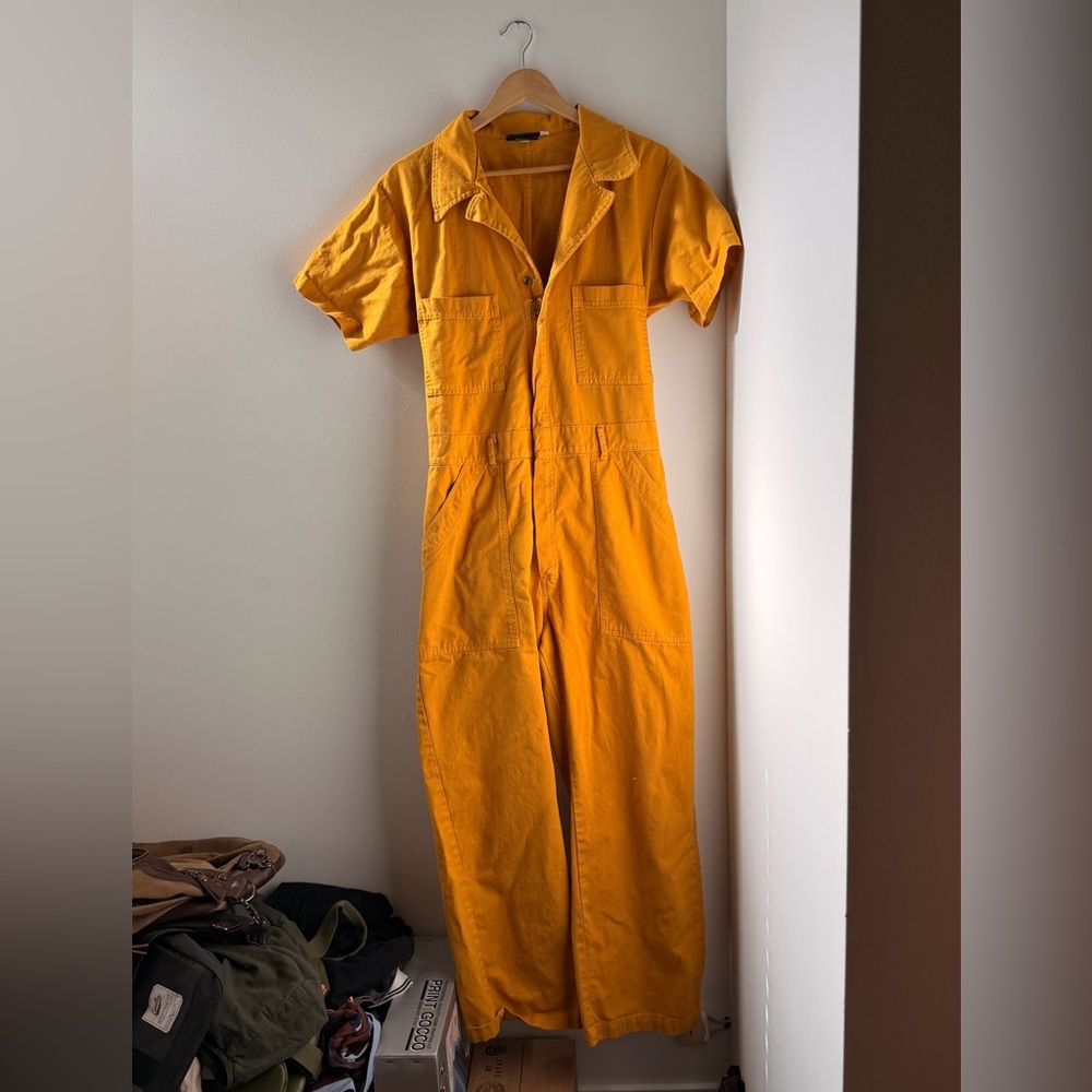 Big Bud Press Mustard Jumpsuit Size L